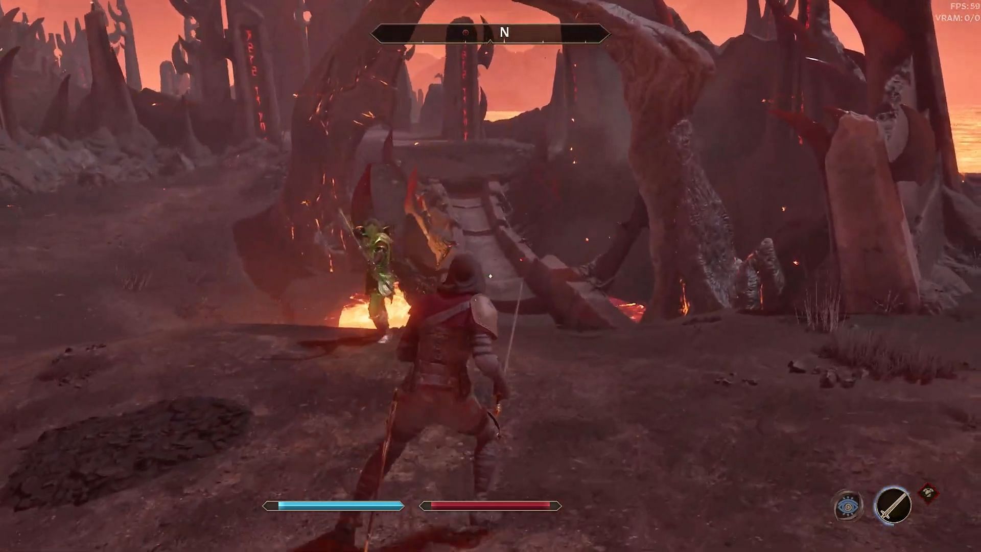 Duel with Boethia's chosen (Image via Bethesda Softworks || YouTube/@Sipder)